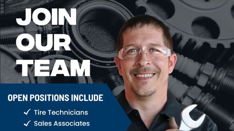 Tire Discounters Join Our Team recruiting ad created by Grimm Marketing
