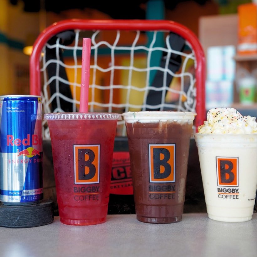 BIGGBY Coffee Cyclones partnership post